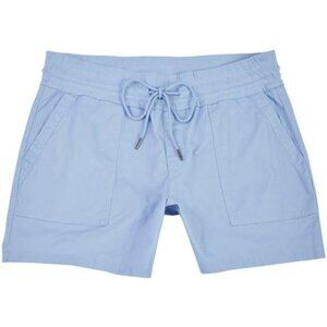445 Savannah Rose Womens 5 in. Solid Pocket Shorts Size: 12 Color: CHAMBRAY NWT